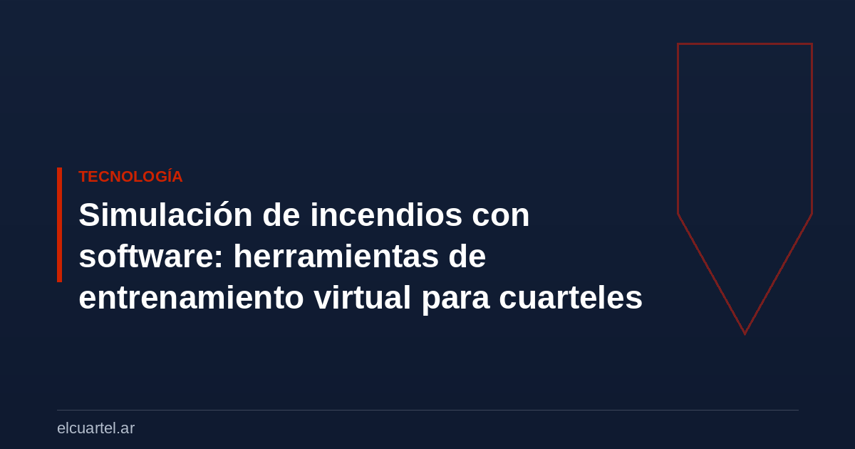 Simulación de incendios con software: herramientas de entrenamiento virtual para cuarteles
